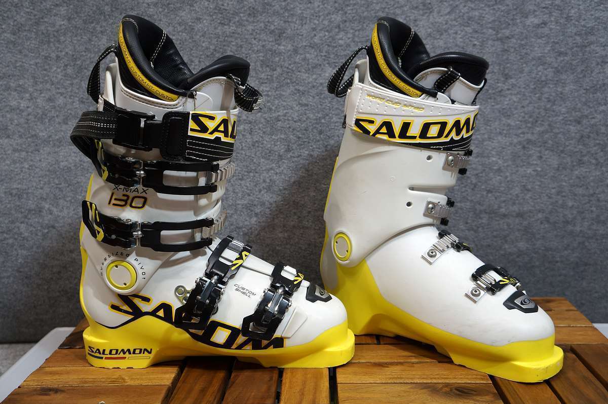 サロモン Salomon X-MAX 130 スキーブーツ USED美品 [カラー:写真参照 サイズ=24.5cm L=285mm] 高機能高デザイン