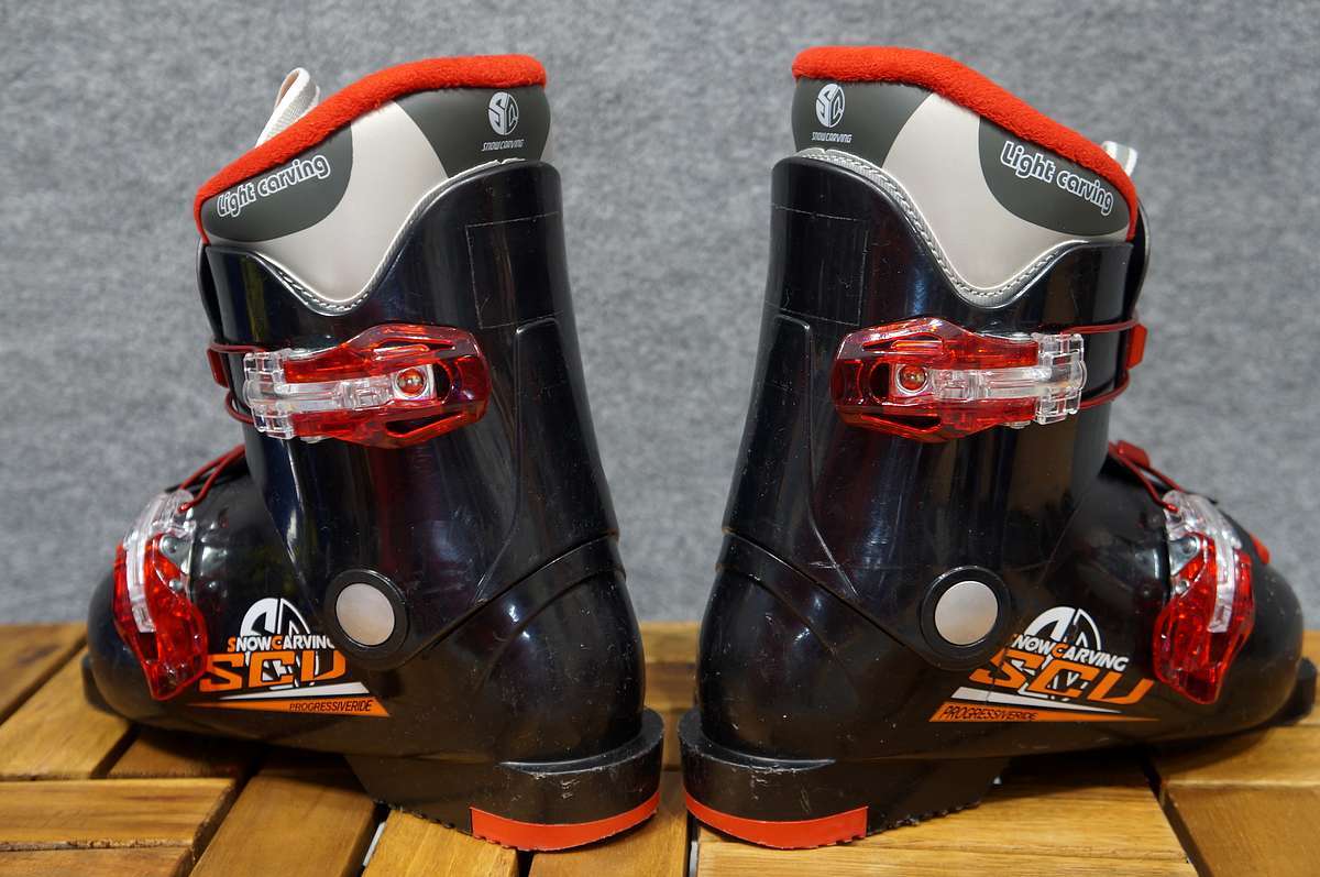 USED царапина есть SNOWCARVING SCV Jr лыжи ботинки [ цвет : изображен на фотографии размер =21cm L=250mm] симпатичный!
