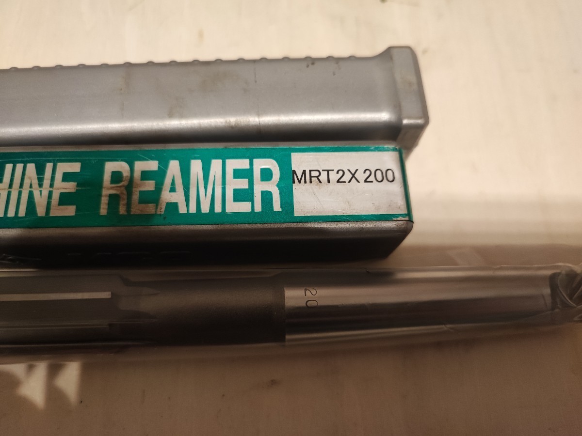 【未使用品】マシンリーマー　20.0mm　OKAZAKI コバルト鋼　岡崎　オカザキ　テーパーシャンク　MRT2　コバルト鋼 REAMER リーマー MT_画像3