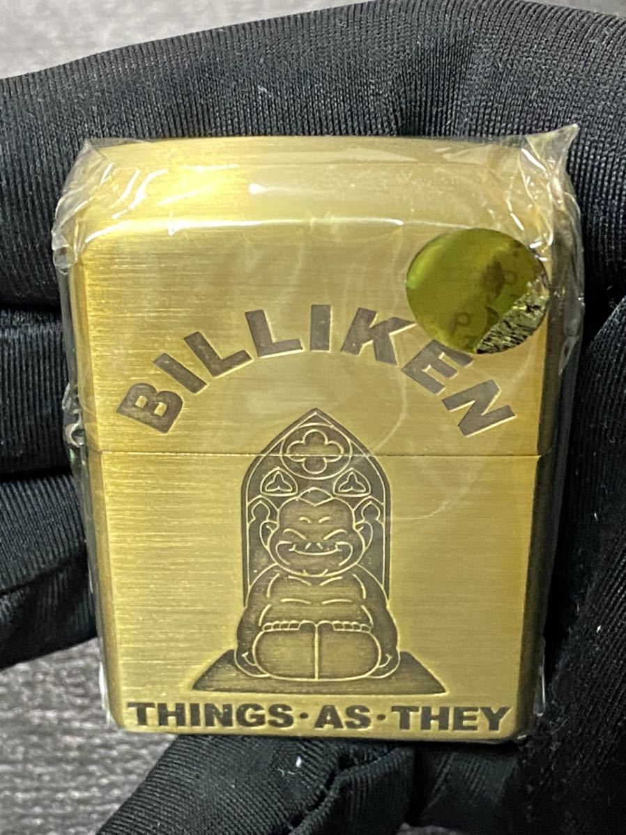 zippo ビリケン ゴールド 幸福の神 希少モデル 2010年製 BILLIKEN ケース 保証書付き_画像5