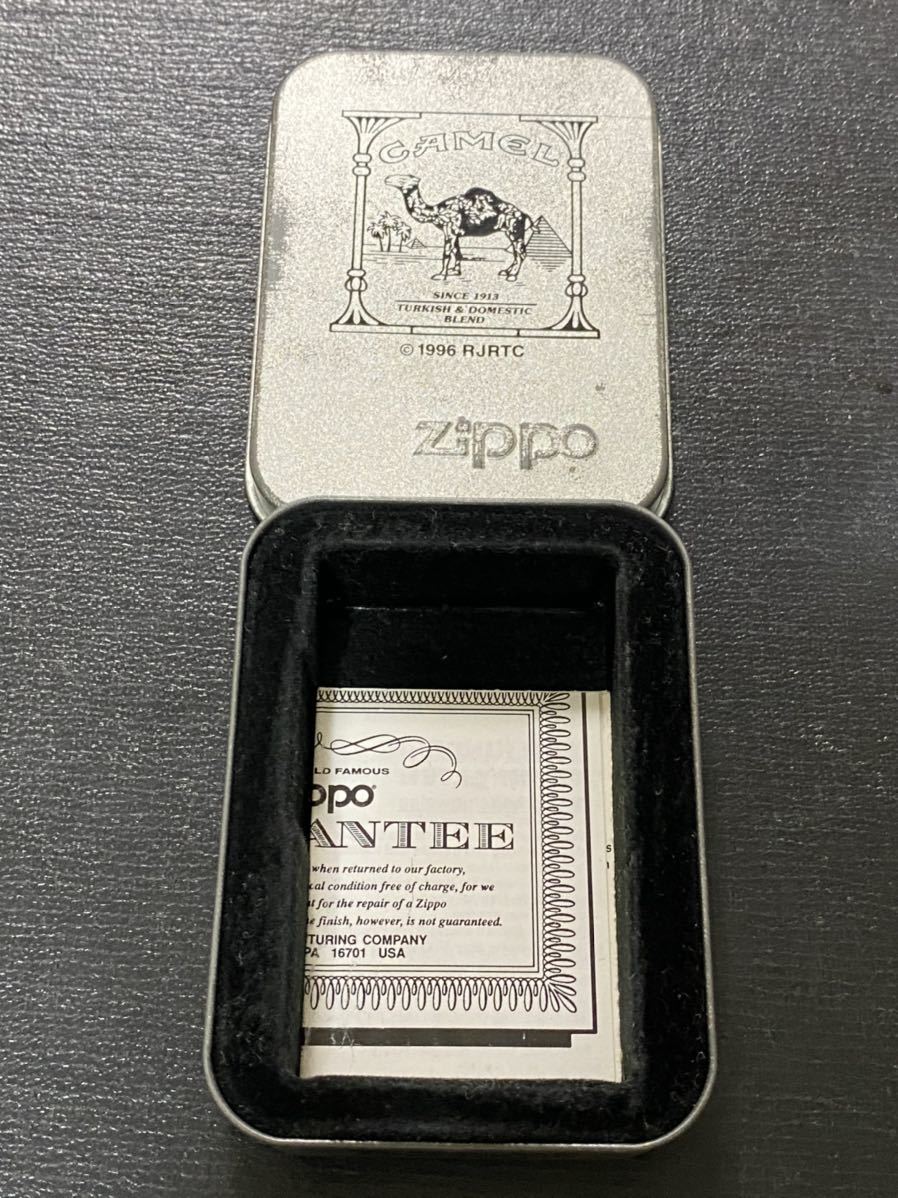 zippo CAMEL 1932 REPLICA SECOND RELEASE ヴィンテージ キャメル レプリカ セカンドリリース シルバーインナー 1996年製 専用缶ケース付