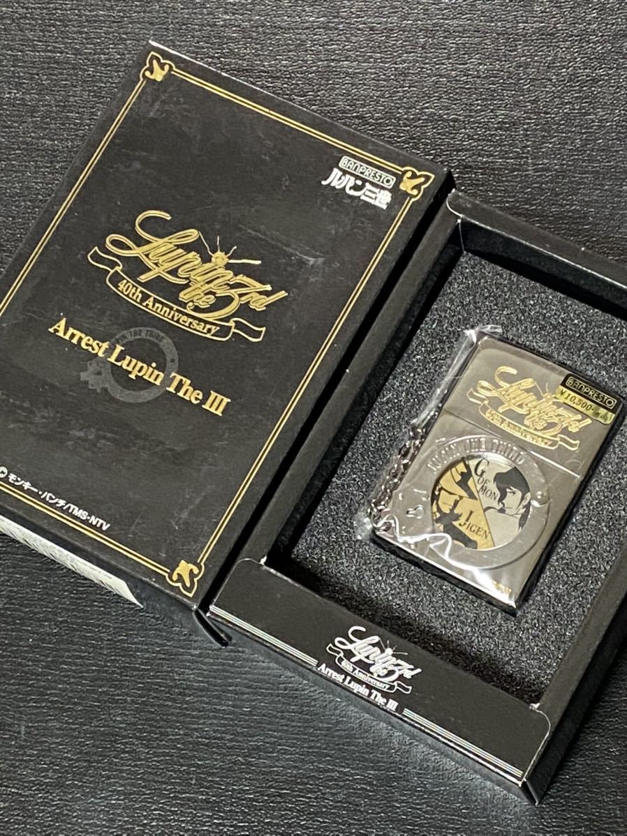 zippo Lupin the 3rd 40th Anniversary ver. 40周年記念 立体メタル 2007年製 ルパン三世 手錠 次元&五ヱ門 専用ケース 保証書付き