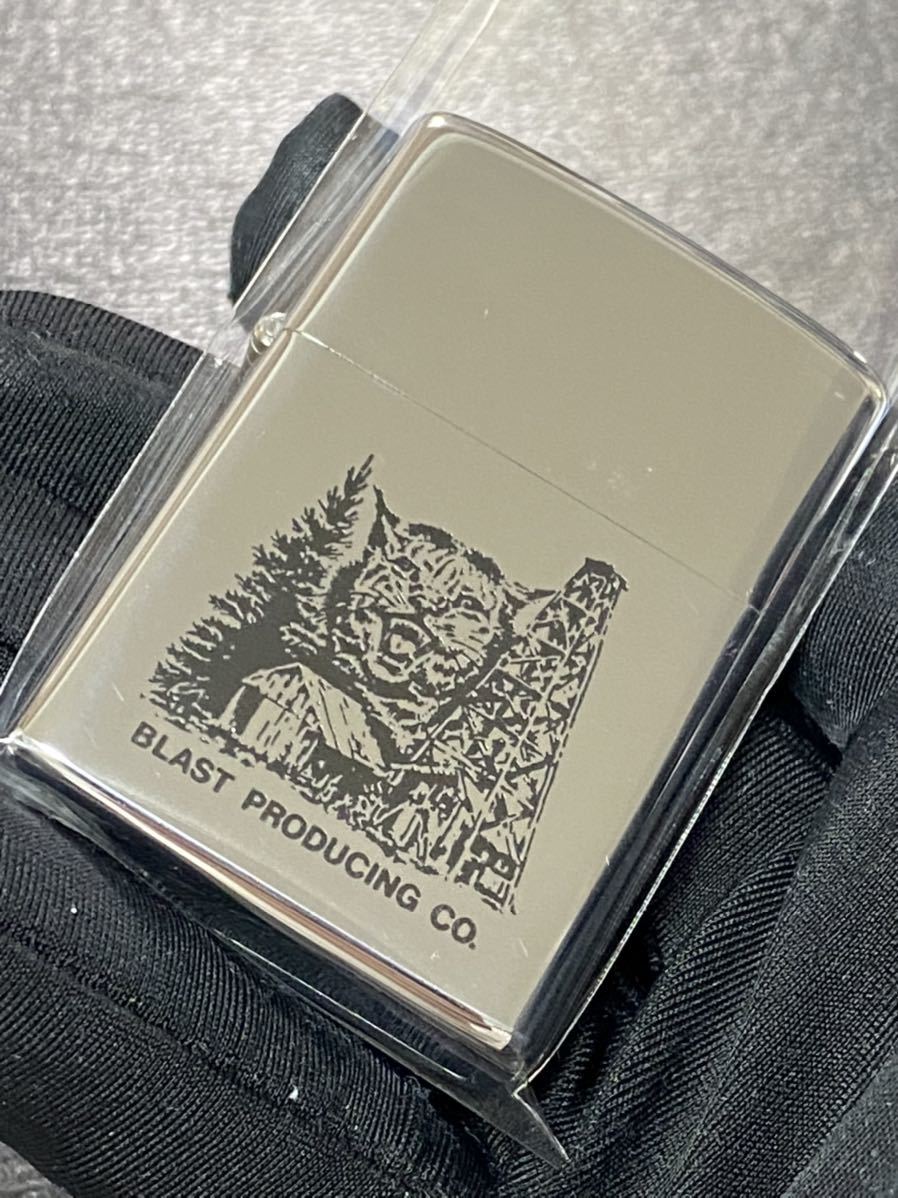 zippo シルバー ヴィンテージ 1973年製 silver タイガー 希少モデル BLAST PRODUCING CO. シルバーインナー 年代物 ケース 保証書付き