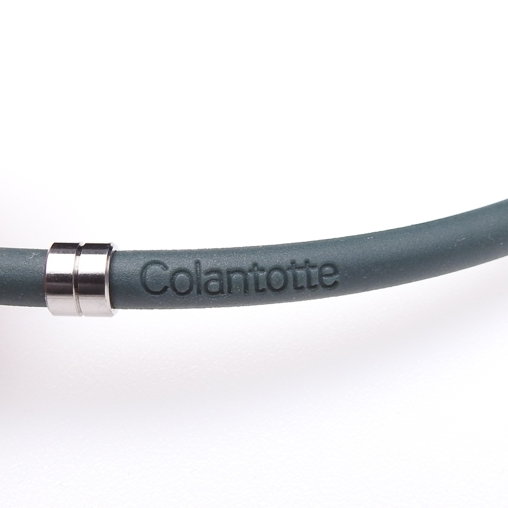 【正規品】 ColanTotte コラントッテ タオ ワックルネック M47cm 磁気 ネックレス カーキー_画像6