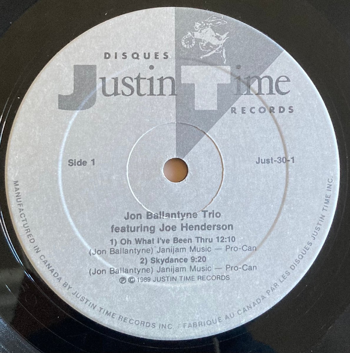 LPA22750 ジョン・バランタイン・トリオ JOHN BALLANTYNE / SKY DANCE 輸入盤LP 盤良好 カナダ_画像3