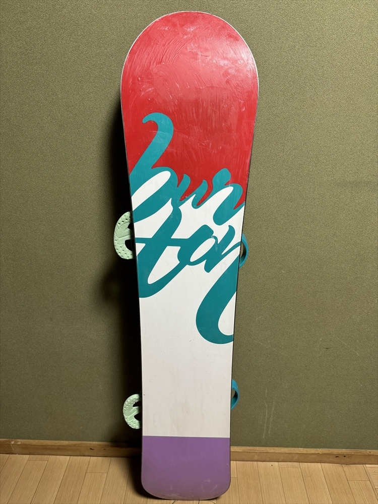 BURTON [バートン] FEATHER フェザー 140cm + Mサイズ（レディース） ビンディング セット_画像10