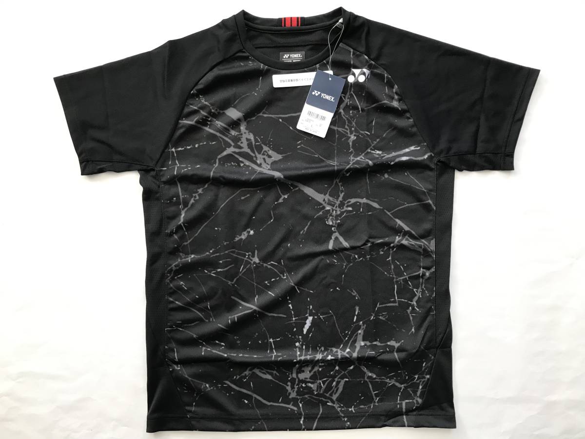 当時物　未使用　デッドストック　ヨネックス　YONEX　半袖シャツ　ユニゲームシャツ　バドミントン　品番：10470　サイズ：L　　HF686
