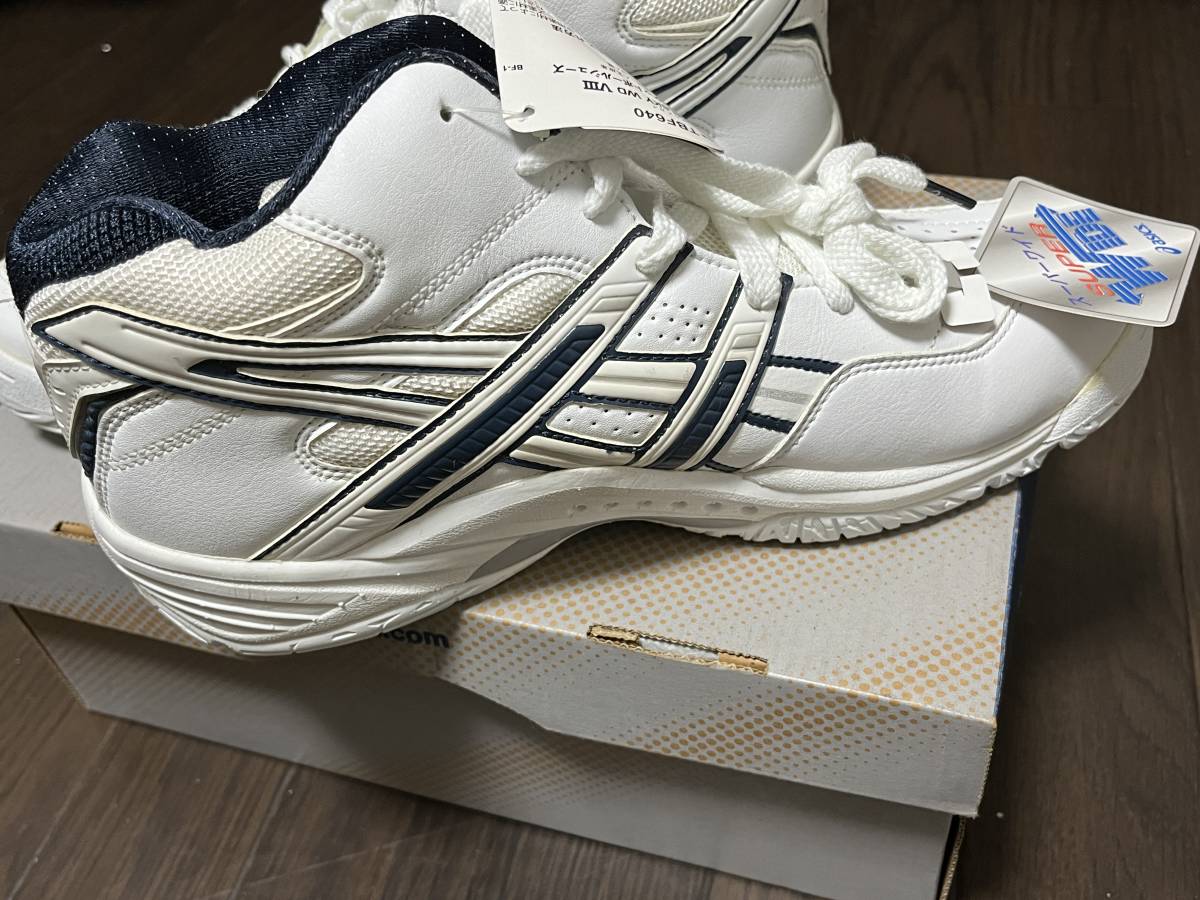 S XA5213 asics アシックス GELSKY ゲルスカイ WD Ⅷ TBF640 0150 バスケットボールシューズ 26.0cm デッドストック 未使用 展示 SM3129_画像3