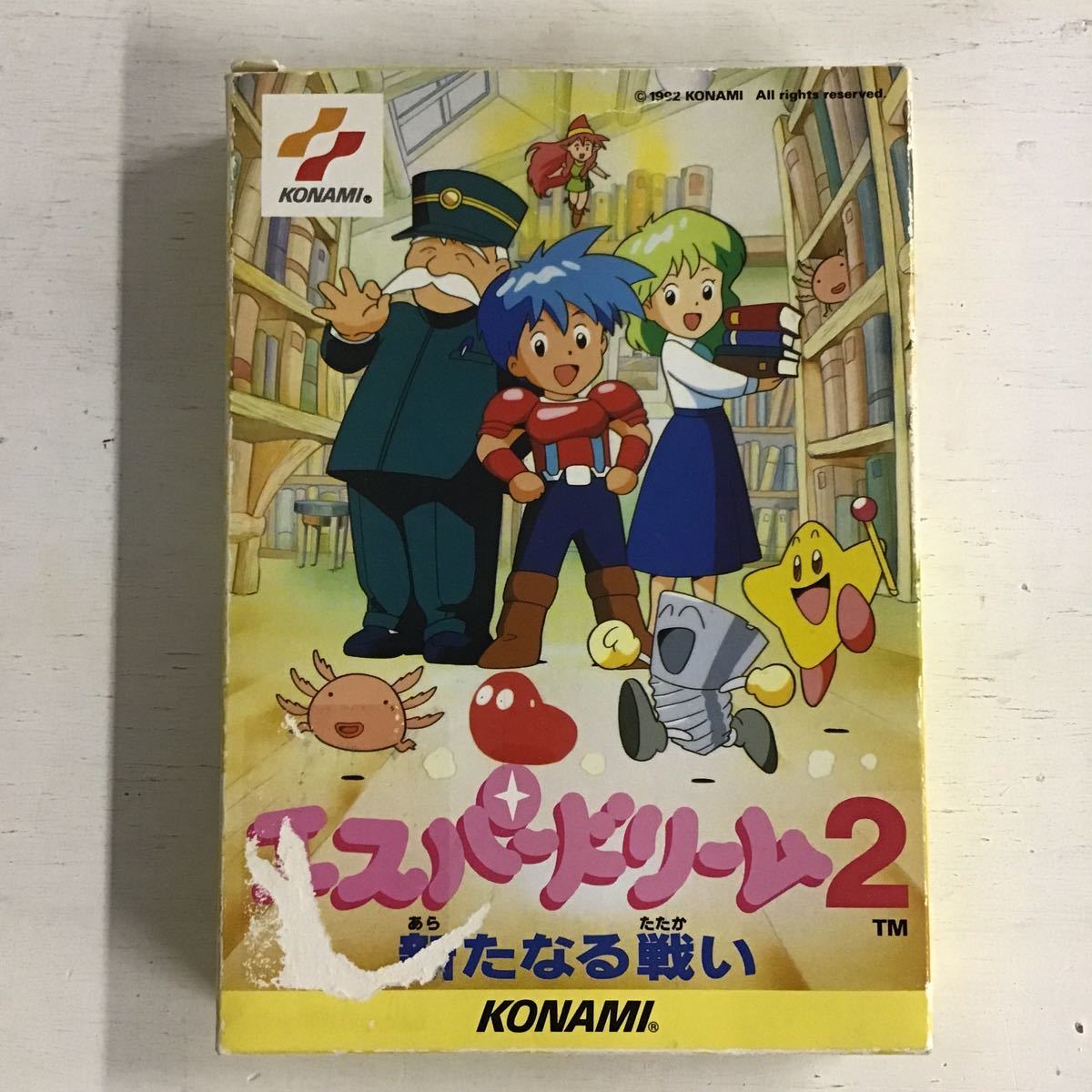 25【ジャンク扱い】ファミリーコンピュータ ファミコン FC コナミ エスパードリーム2 新たなる戦い ゲームソフト(60)_画像1