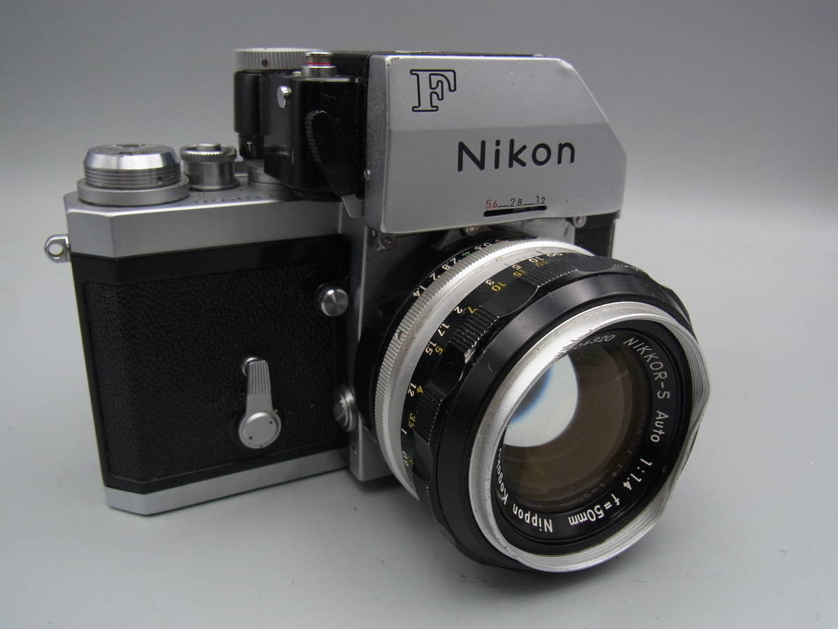 Nikon F シルバー シリアルナンバー696万台 レンズNIKKOR-S　1:1.4 50mm_画像1