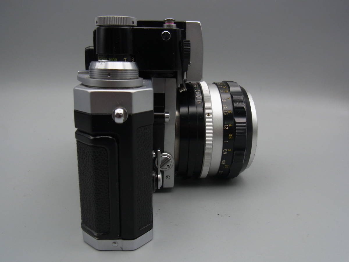 Nikon F シルバー シリアルナンバー696万台 レンズNIKKOR-S　1:1.4 50mm_画像5