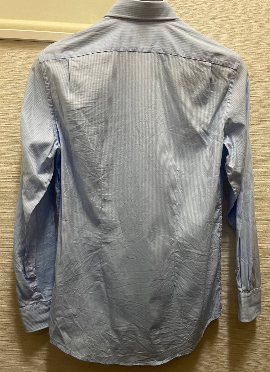 PAUL SMITH （ポール・スミス）水色ストライプ　ドレスシャツ　ワイシャツ　サイズM　PF-CR-72678 　800PNM_画像3