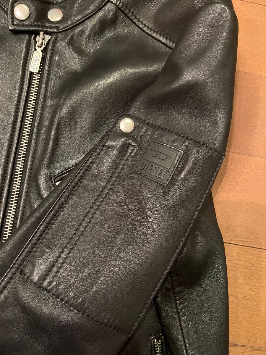 DIESEL (ディーゼル) シープレザー シングル ライダース DIESEL (ディーゼル) シープレザー シングル ライダース