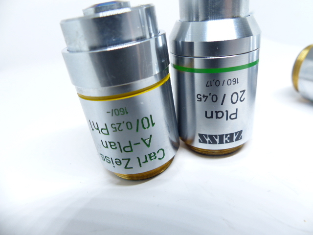 Yahoo!オークション - ZEISS 対物レンズ A-PLAN10倍 PLAN20倍 A Yahoo!オークション - ZEISS 対物レンズ A-PLAN10倍 PLAN20倍 A
