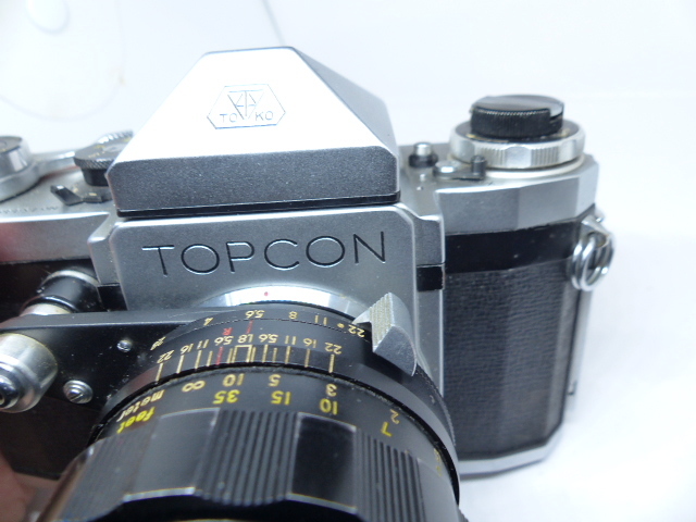 TOPCON R +大口径 5.8㎝ F1.8 フード付_画像3