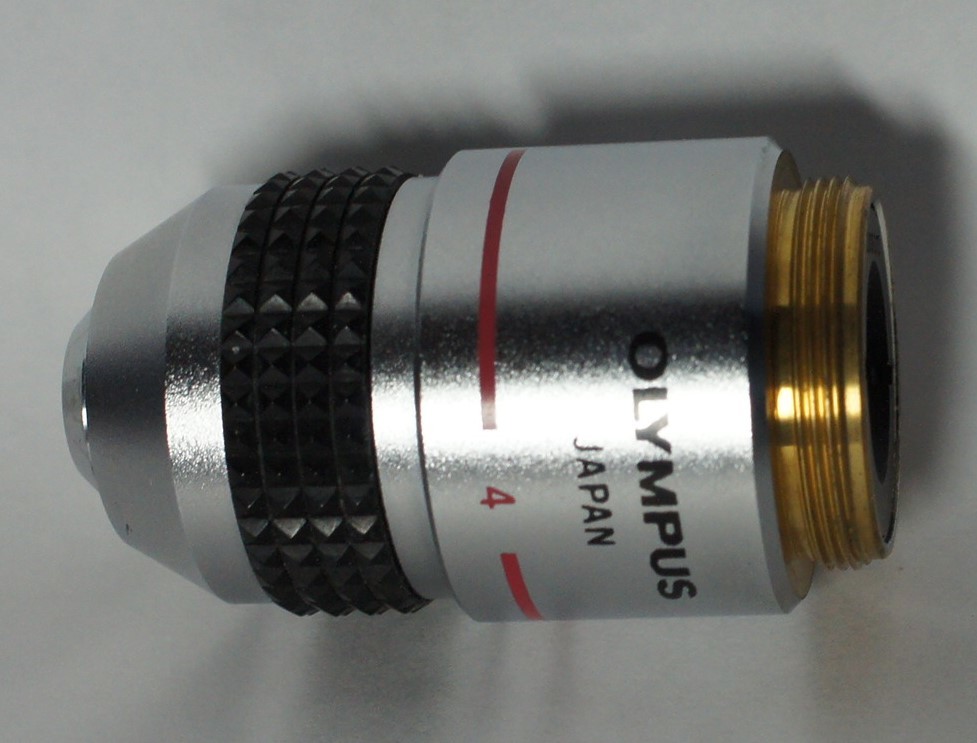 Microscope Japan　品質保証　返品可　オリンパス　対物レンズ　DPlan 4 0.10 160/0.17 BH2用　中古　Olympus D Plan_画像10