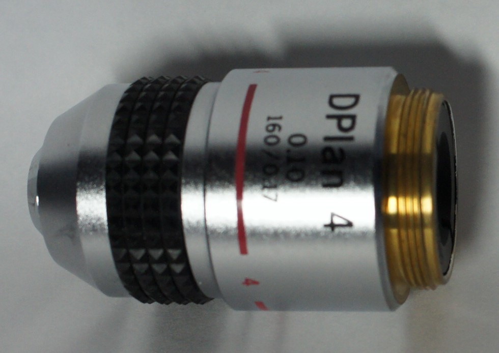 Microscope Japan　品質保証　返品可　オリンパス　対物レンズ　DPlan 4 0.10 160/0.17 BH2用　中古　Olympus D Plan_画像8