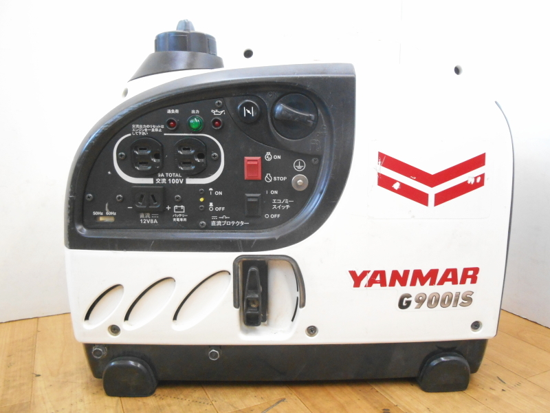 ヤンマー【激安】YANMAR　ポータブル　防音型　インバーター発電機　ガソリン　リコイル式　インバータ 発電機　900VA　9.0A 9A◆G900iS2_画像2