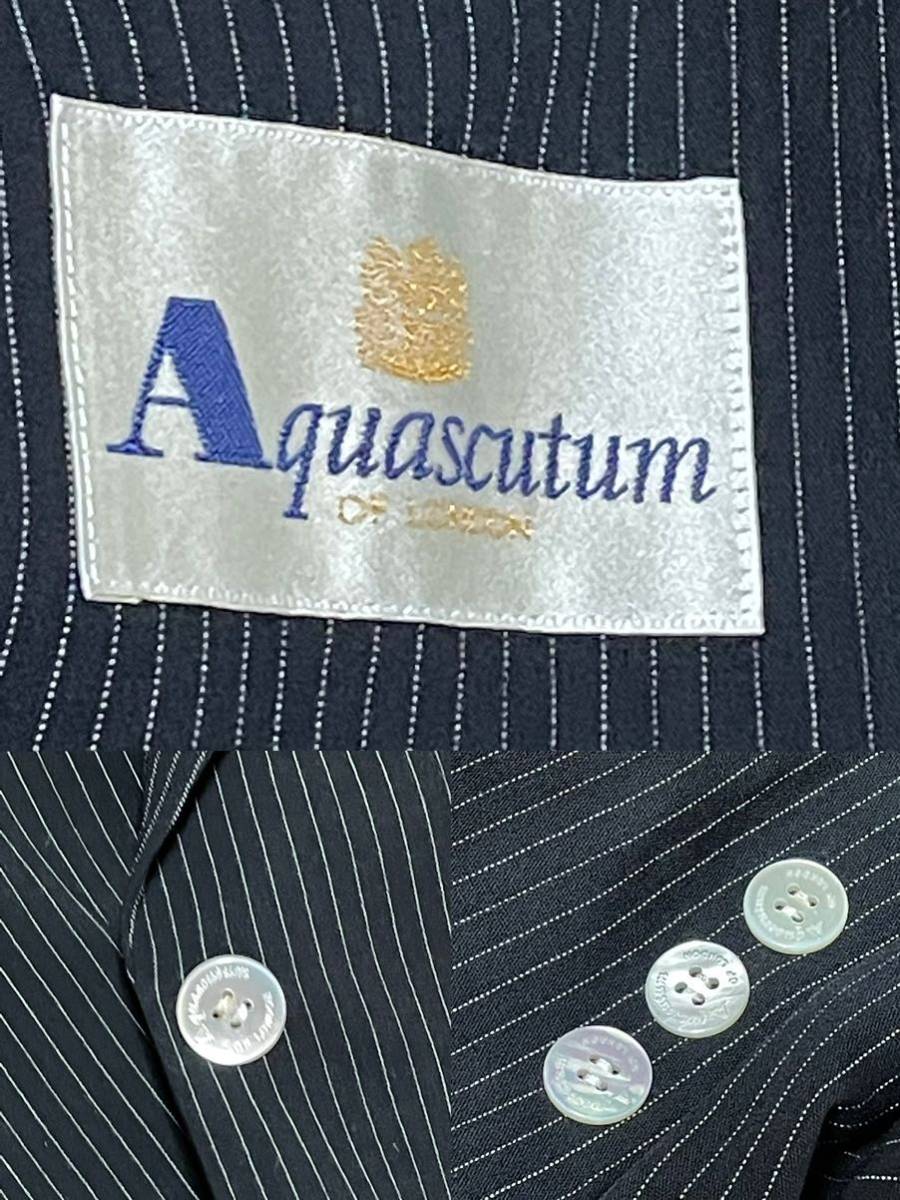 未使用 Aquascutum アクアスキュータム レディース 上下セット 毛100% 仕事 スーツ 春 夏シワなりにくい_画像10