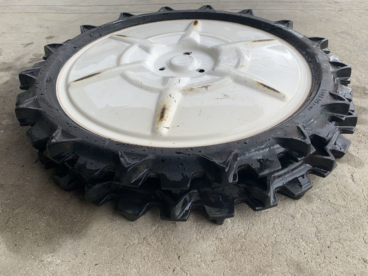 Y-91 rice planting machine tire OHTSU 550×40 2 pcs set rice transplanting machine used tire 