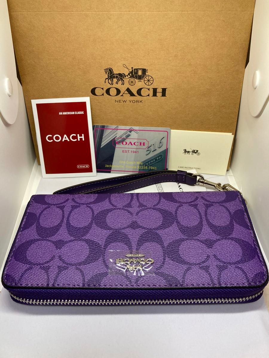 COACH コーチ C4452 長財布 ラグジュアリー シグネチャー COACH コーチ C4452 長財布 ラグジュアリー シグネチャー