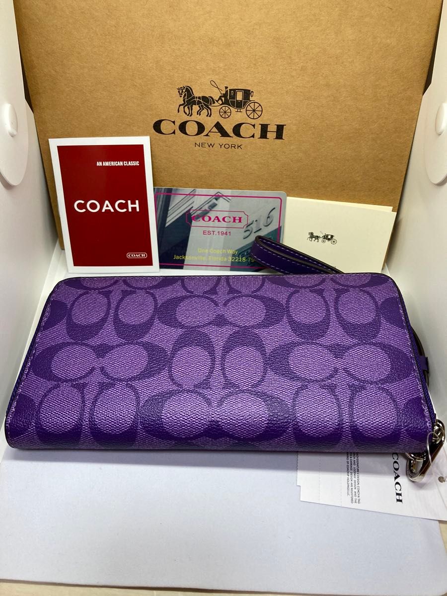 COACH コーチ C4452 長財布 ラグジュアリー シグネチャー COACH コーチ C4452 長財布 ラグジュアリー シグネチャー