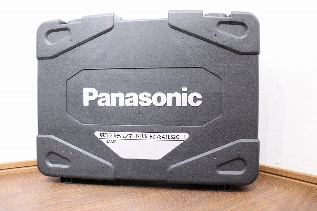 新品◆S3914◆Panasonic◆マルチハンマードリル◆未使用・箱なし◆充電池2個・充電器・ケース付◆工具◆EZ78A1LS2G-H_画像2