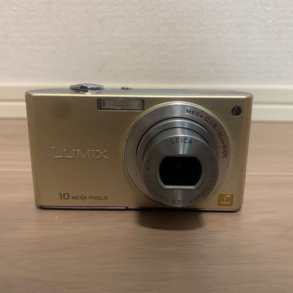 ジャンク品 Panasonic パナソニック LUMIX DMC-FX35 レンズ LEICA ライカ 1:2.8-5.6/4.4-17.6 ASPH コンパクトデジタルカメラ デジカメ_画像2