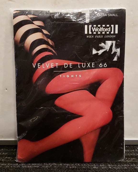 ウォルフォード Wolford タイツ Velvet De Luxe 66_画像1