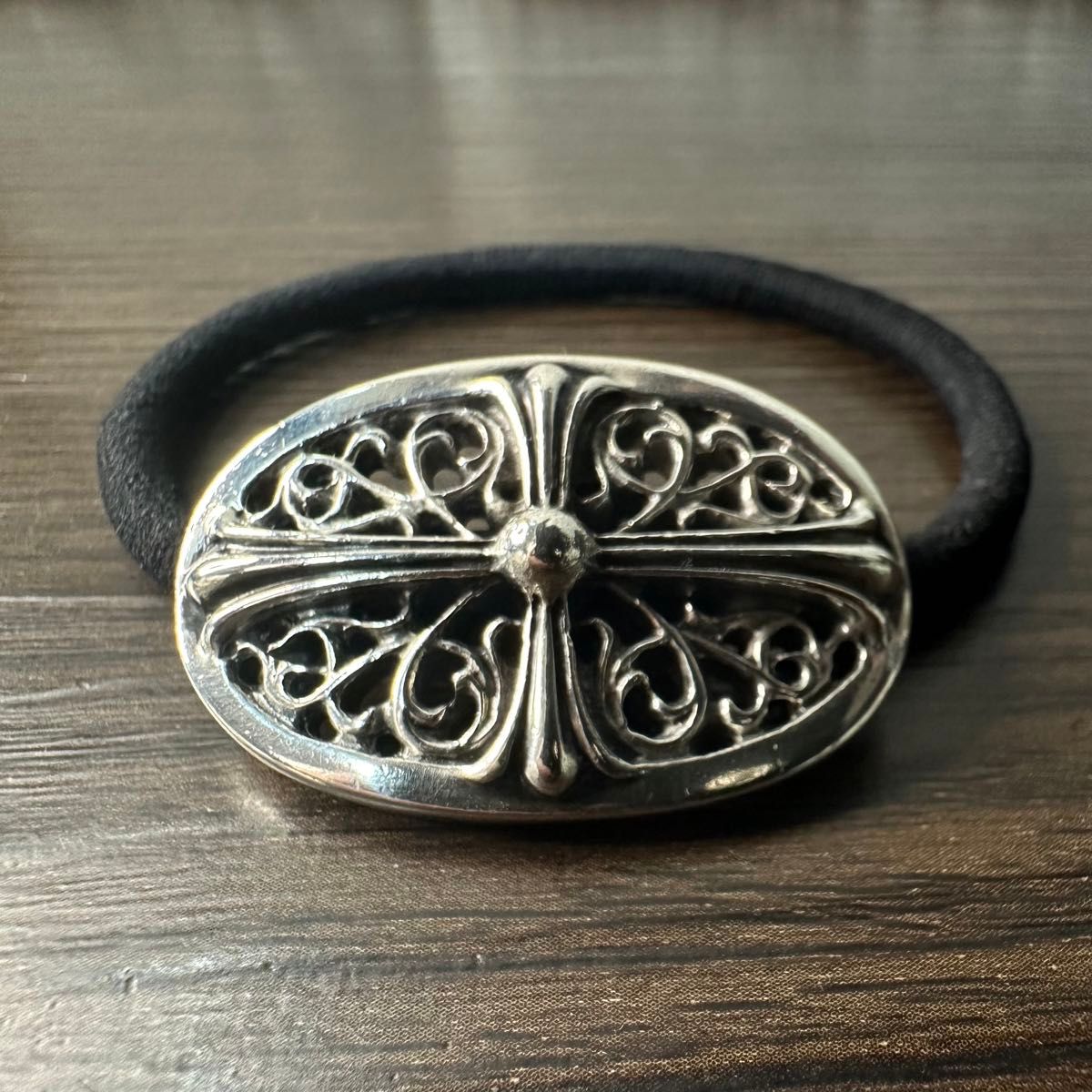 Chrome Hearts クラシックオーバル ヘアバンド 正規品 美品 レア Chrome Hearts クラシックオーバル ヘアバンド 正規品 美品 レア