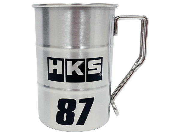 個人宅発送可能 HKS DRUM CAN MUG No.87 マグ コップ キャンプ コールドドリンク専用 ステンレス製 グッズ (51007-AK528）の画像1