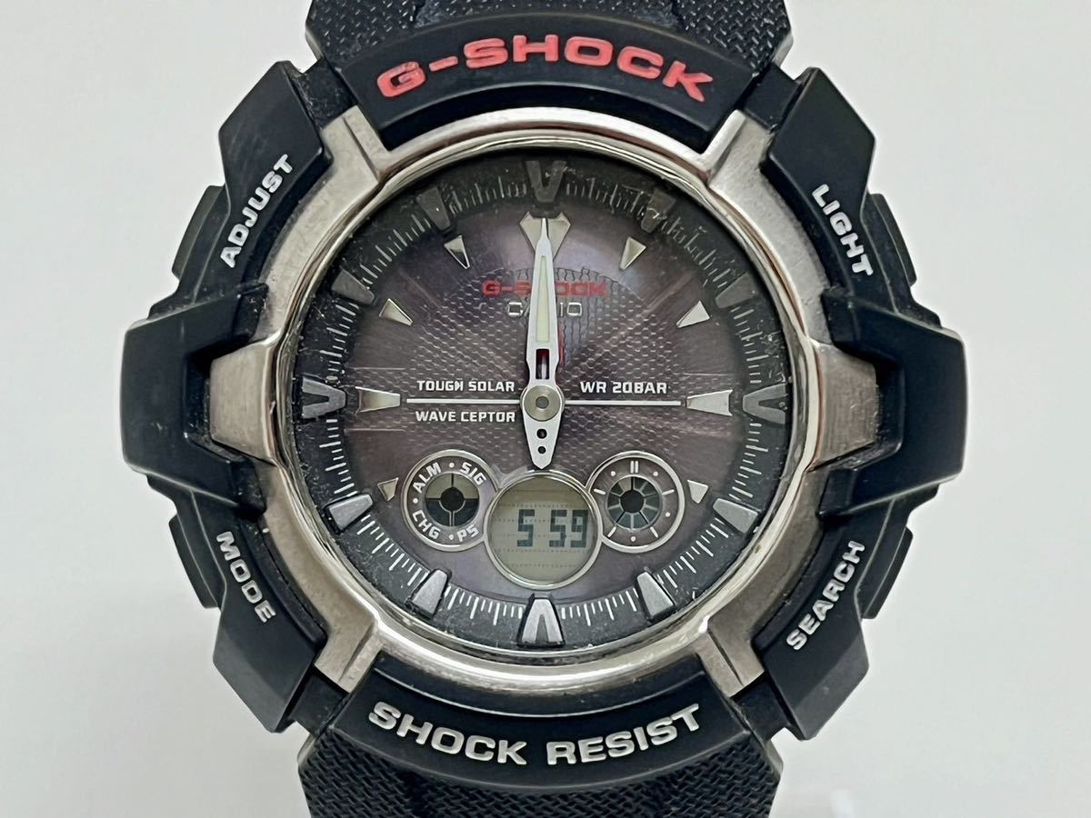 1h CASIO カシオ G-SHOCK ジーショック The G GW-1500J メンズ 腕時計 電波 ソーラー タフソーラー ブラック 黒 Gショック アナデジの画像2