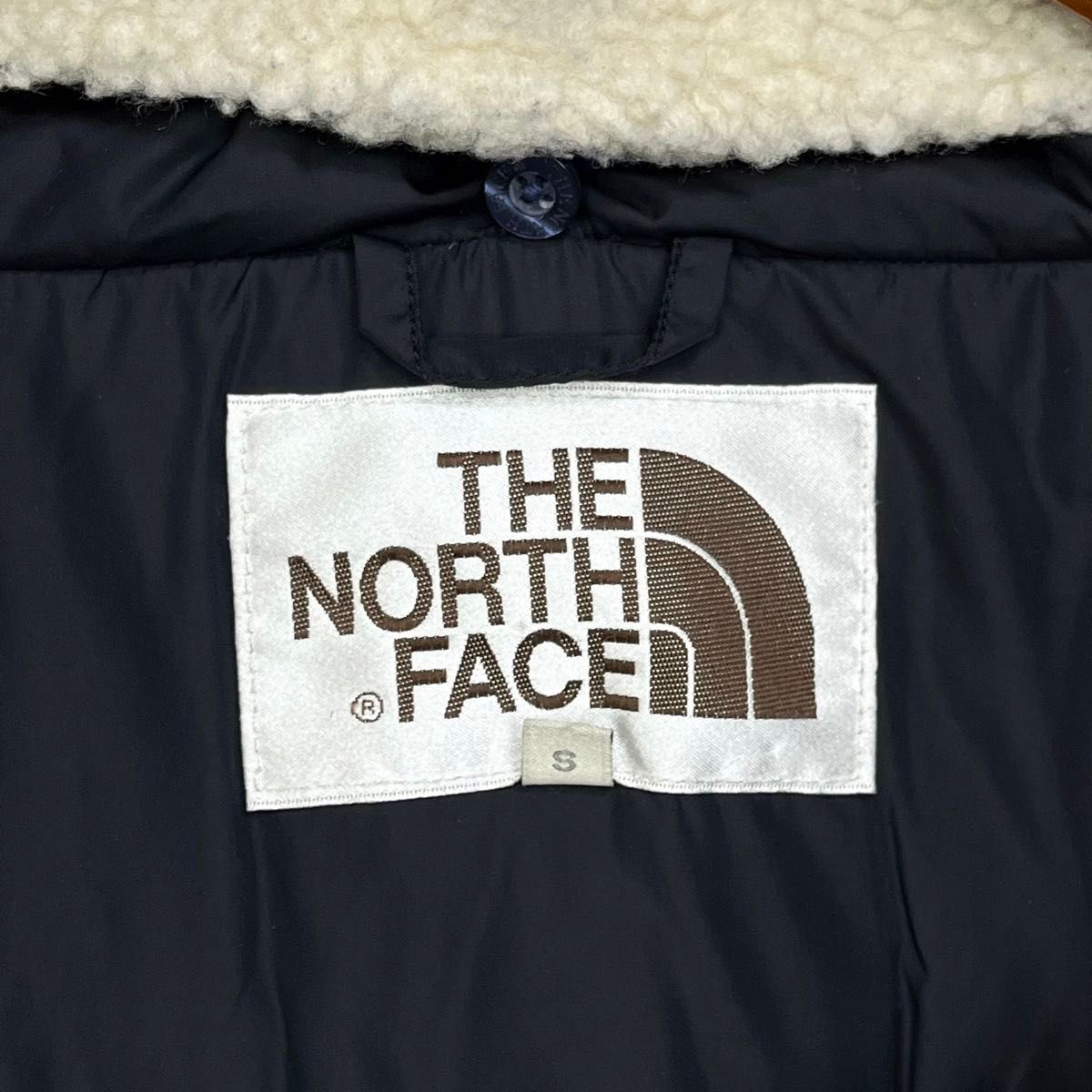 美品希少 ノースフェイス ホワイトレーベル ダウンジャケット メンズS ロゴ刺繍 THE NORTH FACE グースダウン