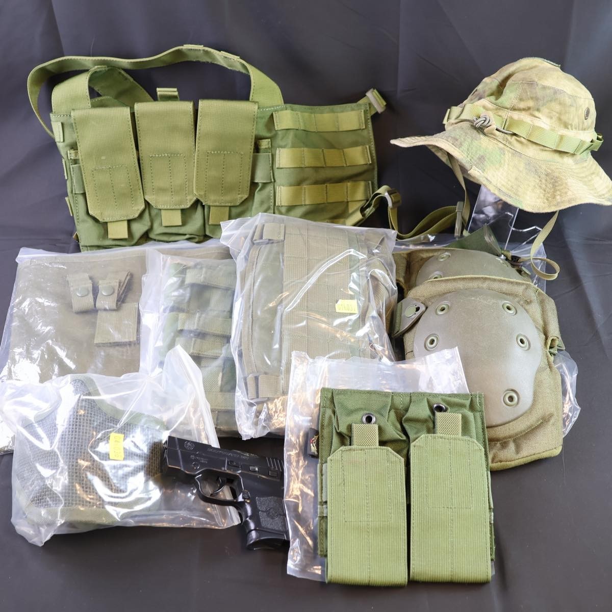 装備品おまとめ TMC CORDURA チェストリグ,EMERSON GEAR ブーニーハットほか #S-6249_画像1