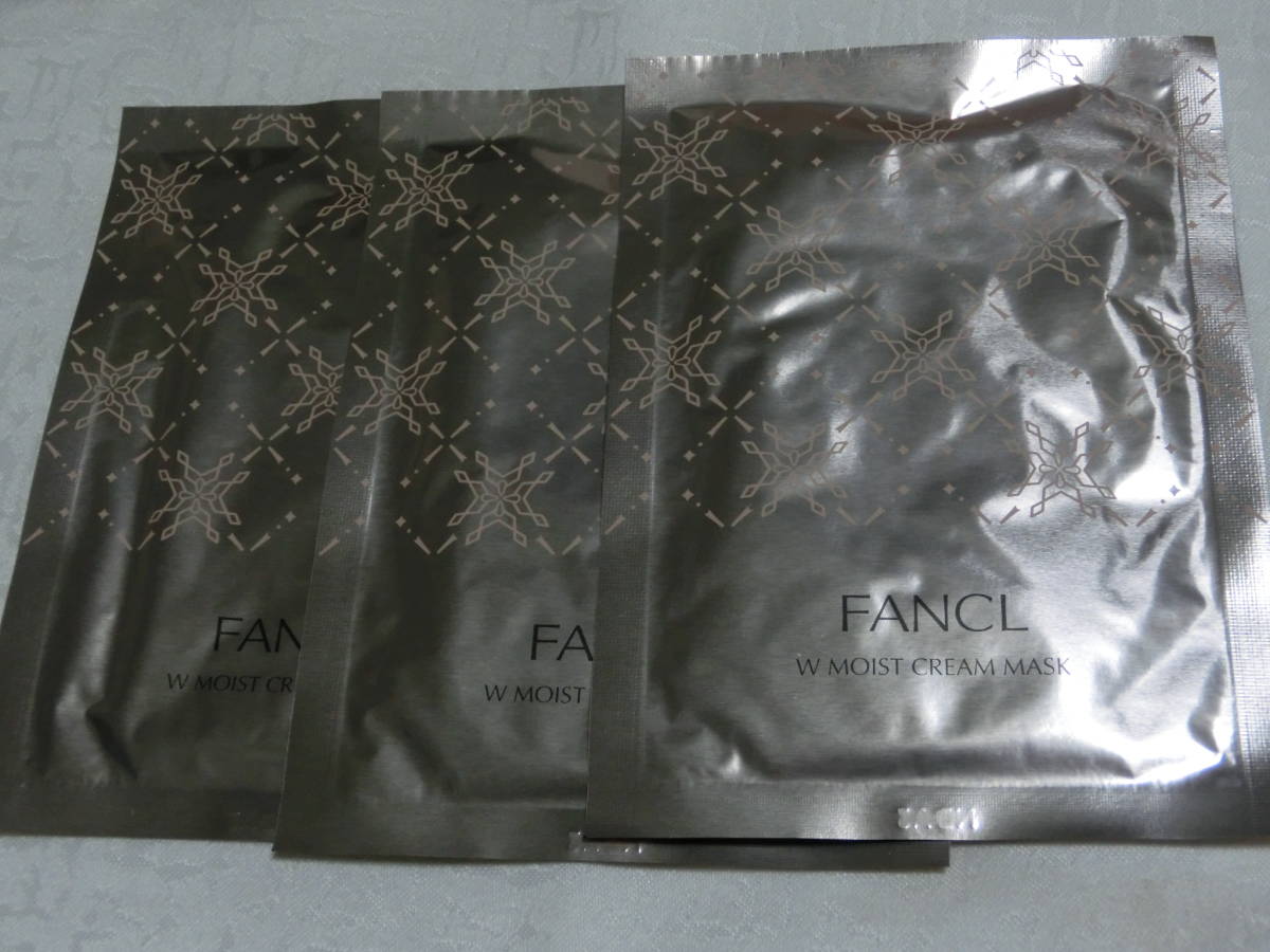 ファンケル　Wモイストクリームマスク　3枚　FANCL_画像1