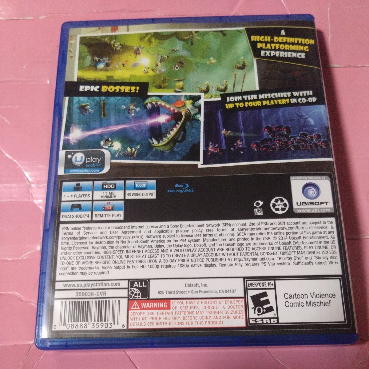 レイマン　レジェンド　Rayman Legends 輸入版北米 PS4