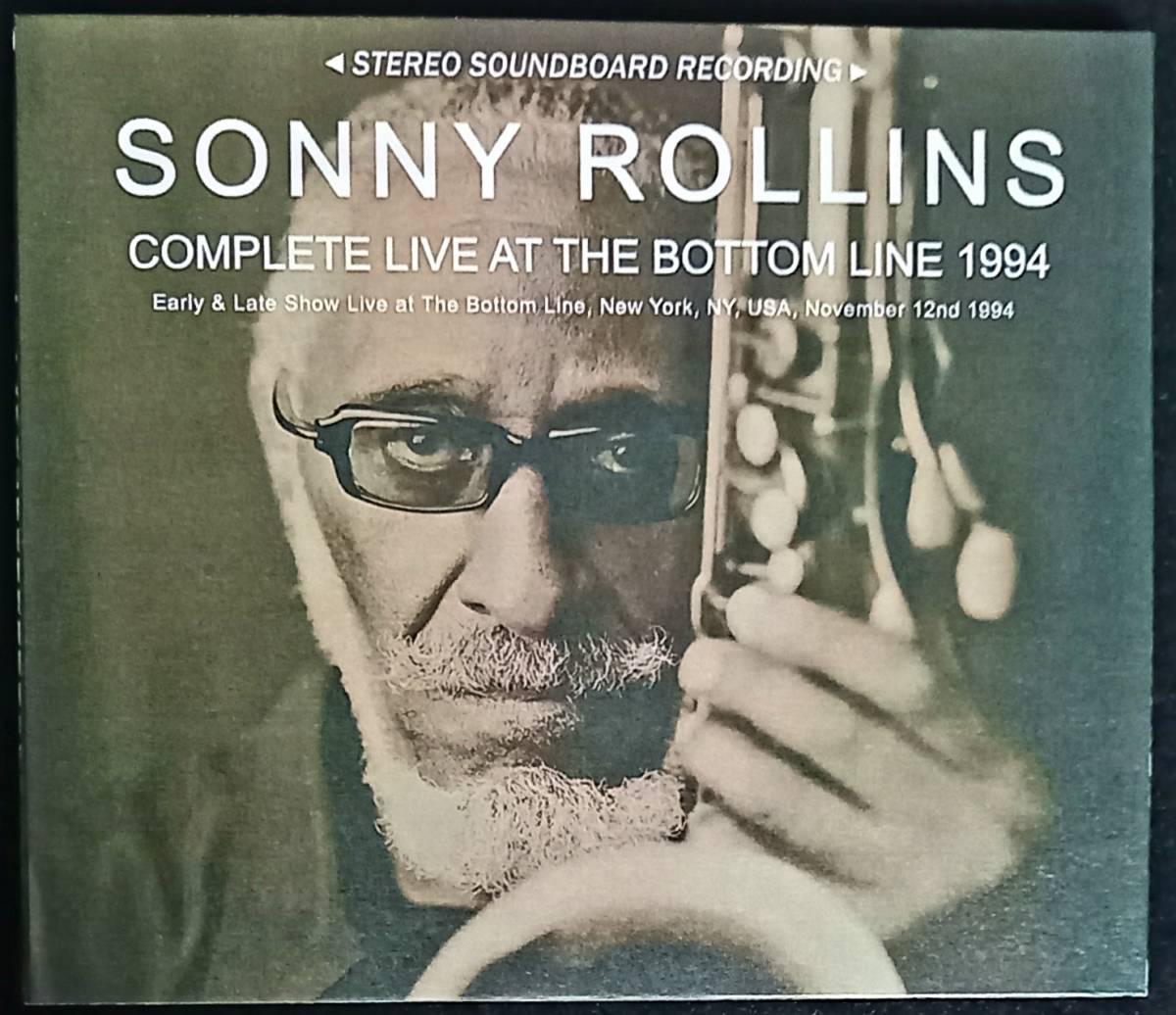 Sonny Rollins ソニーロリンズ NY.USA 1994 コンプリート ボトムライン 3CD-R ボブクランショウ クリフトンアンダーソン ジャズサックス 
