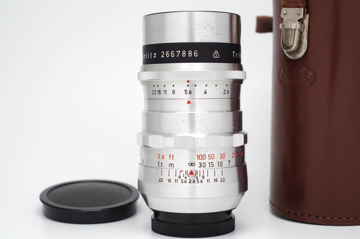 【良上品】EXA Meyer-Optik Gorlitz Trioplan 1:2,8/100mm マイヤー トリオプラン バブルボケ Exaktaマウント 1960年製 f2.8