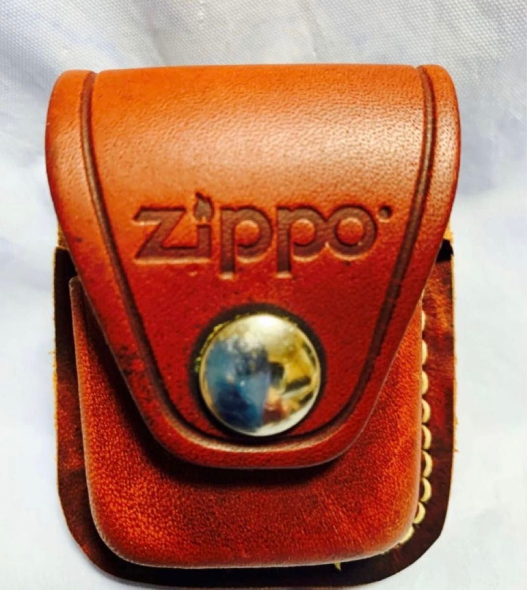ブランド：ZIPPO ZIPPO ジッポー純正革ケース・クリップタイプ茶★未使用品です♪