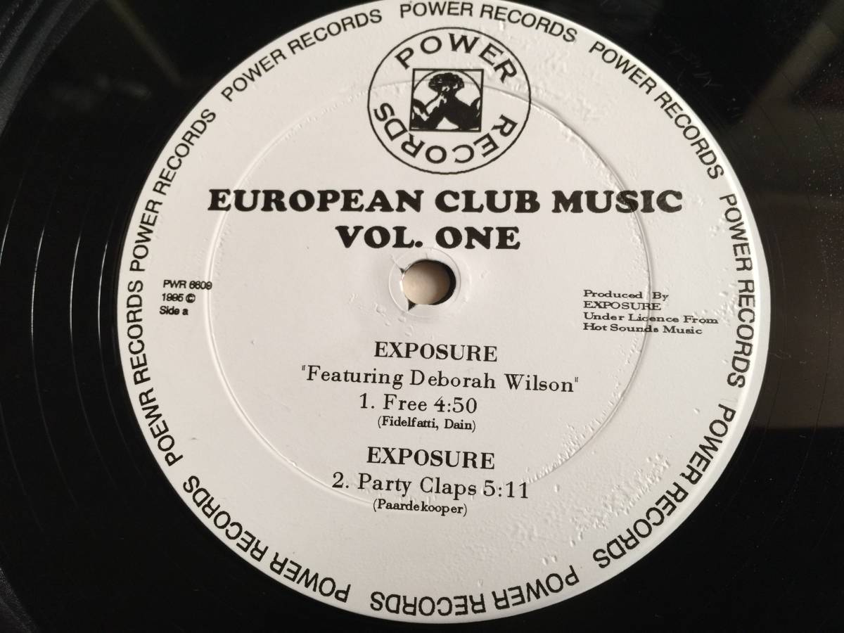 ★European Club Music Vol. One 12EP ★Qsjn3★ Exposure, Hex, Tfx, Power Records PWR 6609_画像4