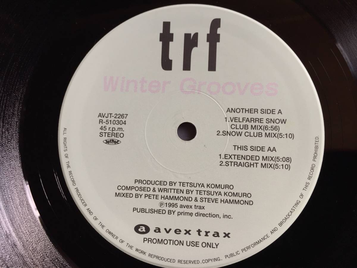 ★TRF / Winter Grooves 12EP ★Qsavj★ Avex Trax AVJT-2267_画像1