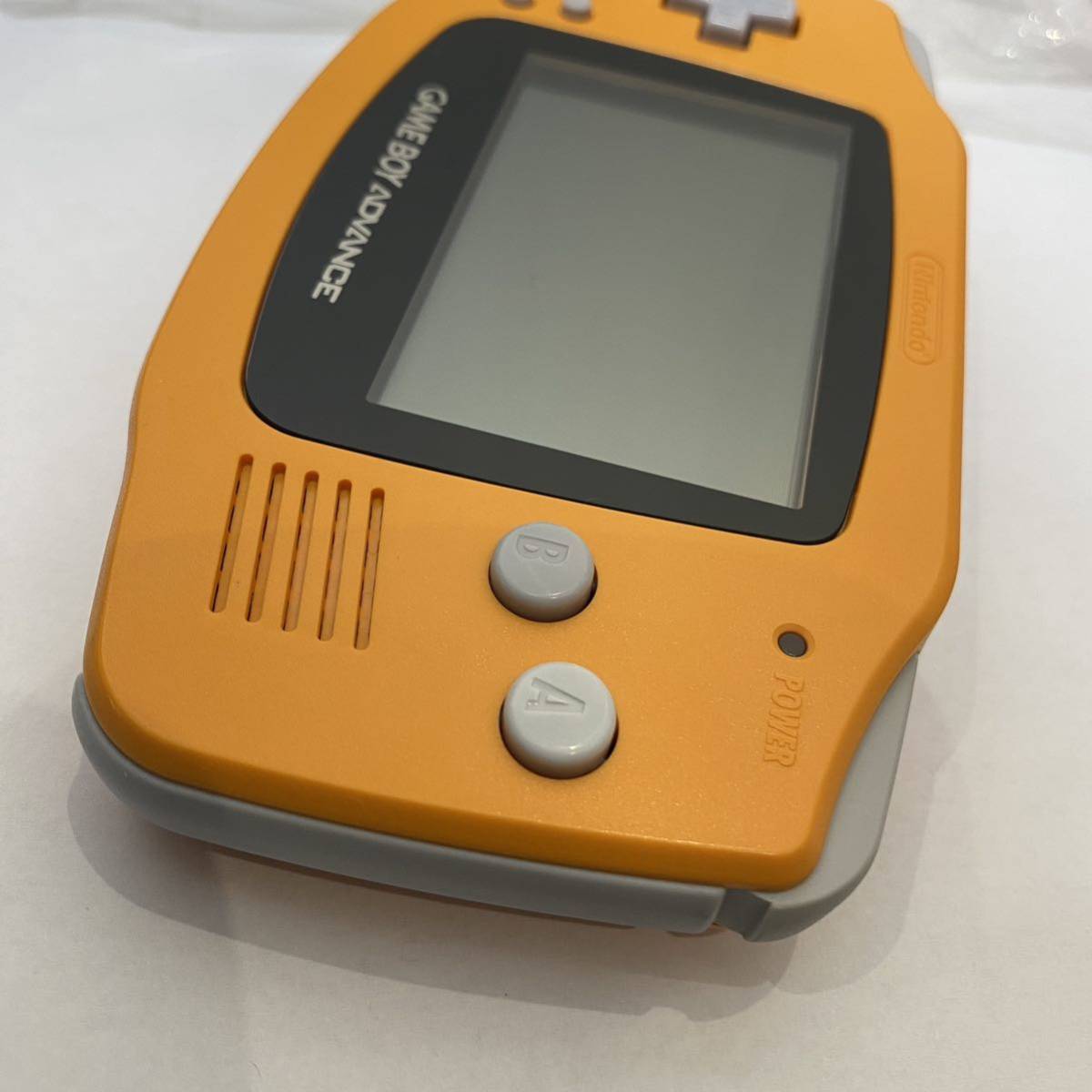 ゲームボーイアドバンス　■ほぼ　新品未使用　オレンジ レア　GBA 任天堂 説明書 箱　Nintendo ニンテンドー　ゲームボーイ　極美品AGB _画像4