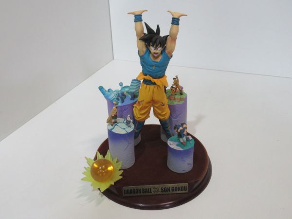 1円～ ドラゴンボールセレクション 巻七 孫悟空 元気玉 フィギュア SON GOKOU DRAGON BALL SELECTION 鳥山明 巻7 中古美品_C3-240115M02