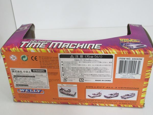 バック・トゥ・ザ・フューチャー デロリアン Back to the Future タイムマシーン 1/24 ダイキャストメタル WELLY ウェリーやまと YAMATO_画像8