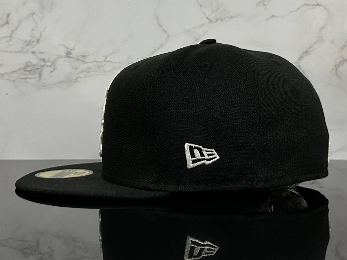 【未使用品】34E★NEW ERA ニューエラ 59FIFTY×MLB シカゴ ホワイトソックス Chicago White Sox コラボ キャップ《SIZE 7 1/8・56.8㎝》_画像3