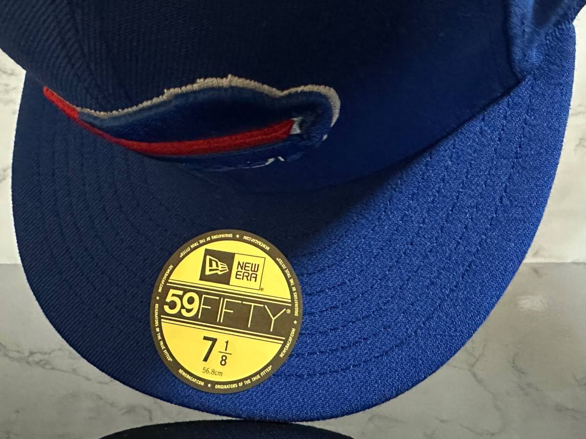 【未使用品】51A★NEW ERA ニューエラ 59FIFTY×NFL バッファロー・ビルズ Buffalo Bills コラボキャップ 帽子 CAP《SIZE 7 1/8・56.8㎝》_画像9