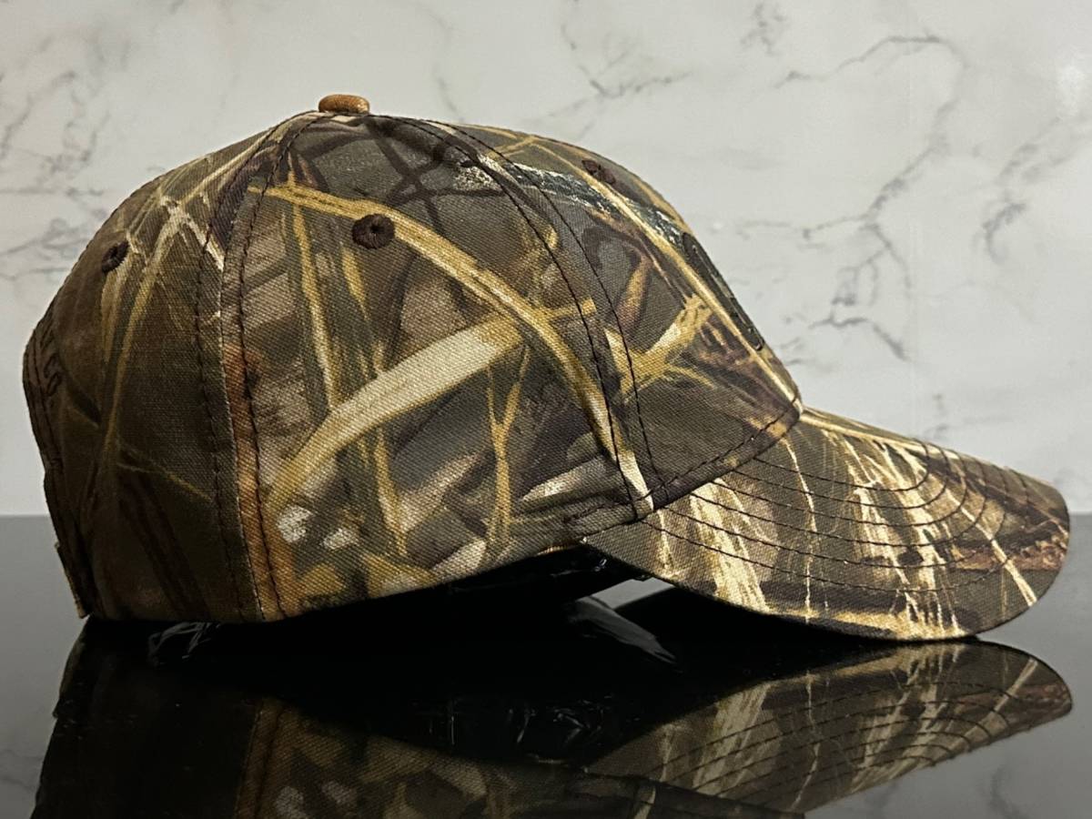 【未使用品】40A★Caterpillar CAT キャタピラー キャップ CAP 帽子 DRI・DUCK製のコットン素材にREALTREE製ウット系迷彩柄《FREEサイズ》_画像3