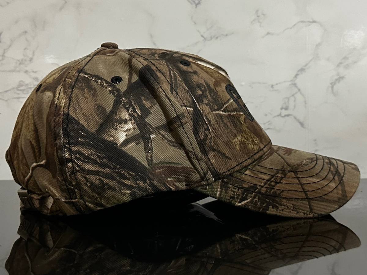 【未使用品】45D★Caterpillar CAT キャタピラー キャップ CAP 帽子 DRI・DUCK製のコットン素材にREALTREE製ウット系迷彩柄《FREEサイズ》_画像3