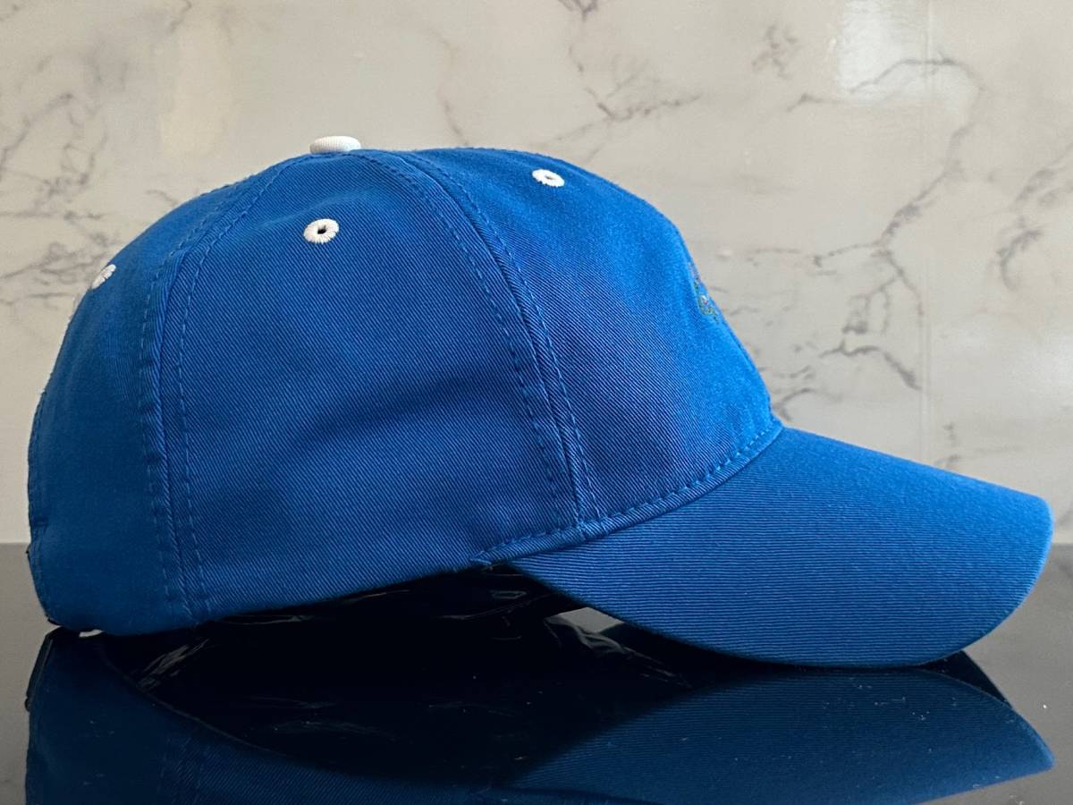 【未使用品】37A お洒落★GREG NORMAN グレグ ノーマン キャップ 帽子 CAP お洒落なブルーのコットン素材に希少デザイン♪《FREEサイズ》_画像3