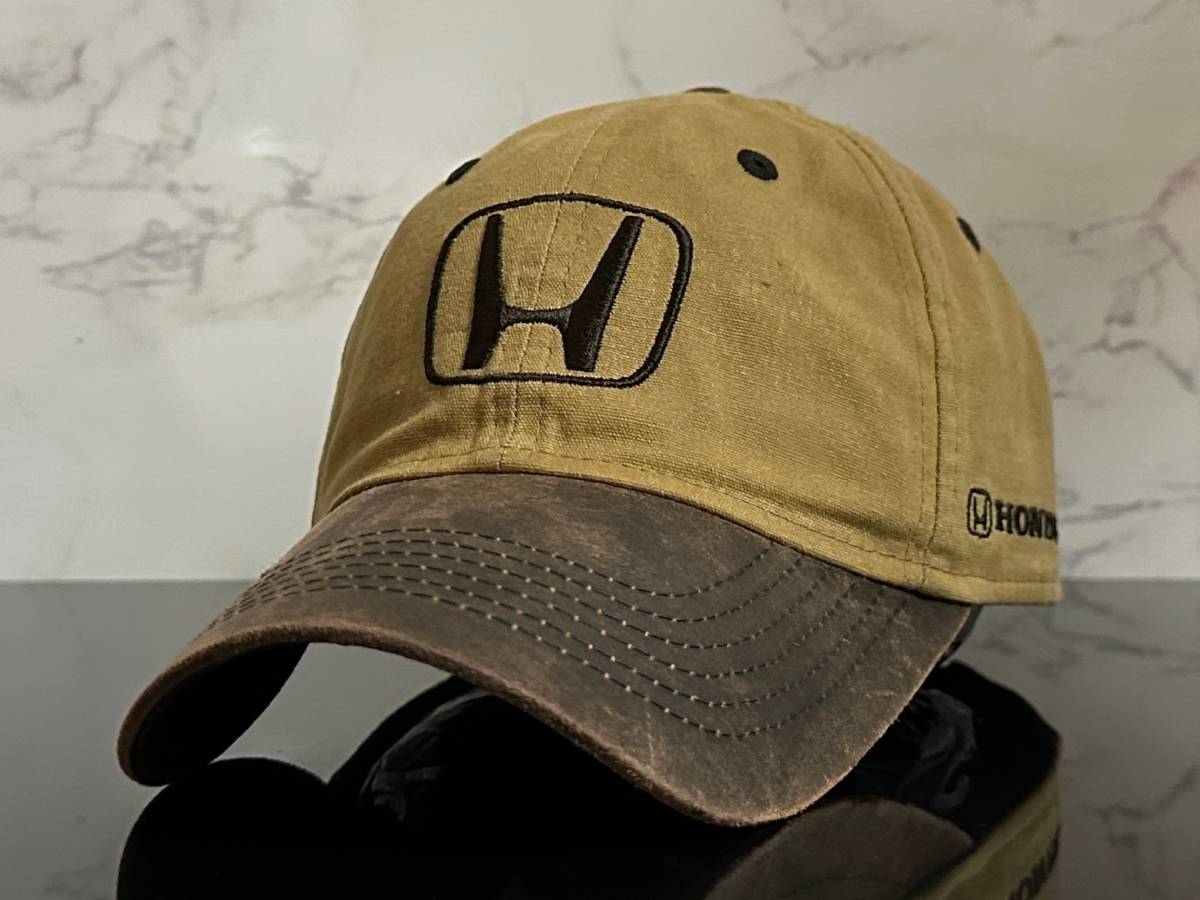 【未使用品】34C クール★Honda ホンダ キャップ 帽子 CAP クールなデザインのコットン素材とバイザーのコーティング素材！《FREEサイズ》_画像1